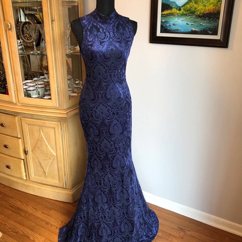 Long Blue Dress
